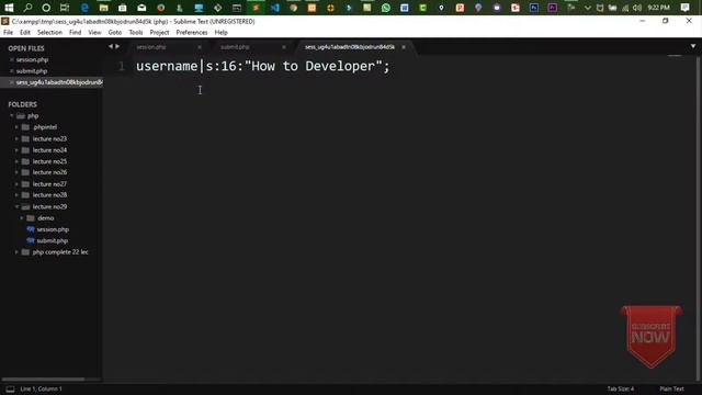 PHP Procedural & MySQLi Part 35 : How to work SESSION in PHP | Hindi Urdu смотреть онлайн