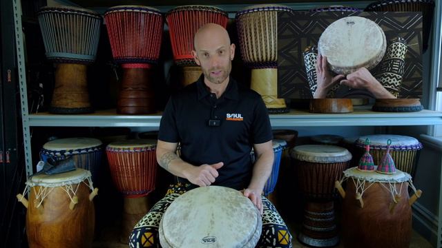 Full 12/8 Rhythm 'Warabadon' - 4 Djembe Parts, 3 Solo Phrases, Dun Dun Parts | Learn Djembe Online смотреть онлайн
