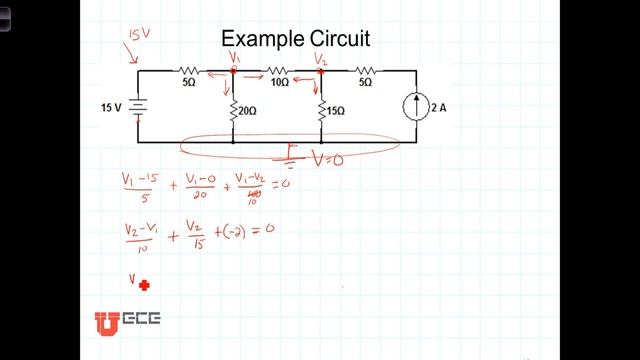 L3 1 2 Node Voltage Example смотреть онлайн