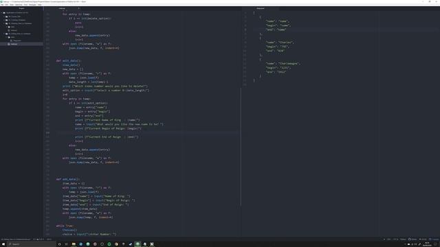 Editing an Item in a JSON database in Python (Application of Python for DH | 03) смотреть онлайн