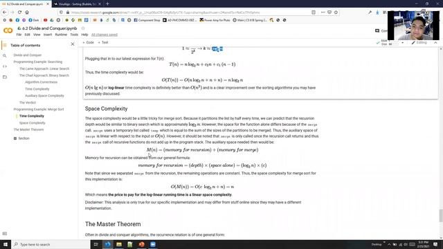 EEE 121 Week 6 Part 2 | Merge Sort Space Complexity смотреть онлайн