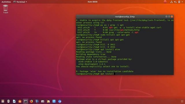 fix Could not get lock /var/lib/dpkg/lock-frontend - open (11: Resource temporarily unavailable) смотреть онлайн