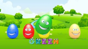 Learning colors - Colorful eggs on a farm Учим цвета-Разноцветные яйца на ферме | LimeAndToys