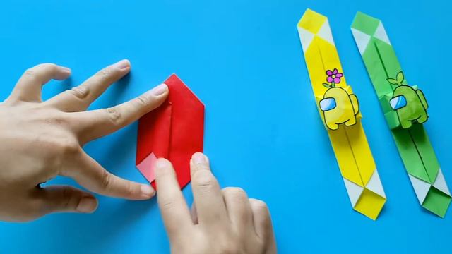 origami AMONG US Watch, How to make paper watch, смотреть онлайн