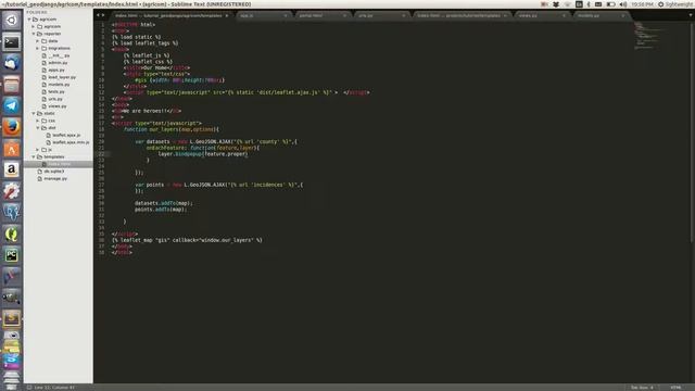 Geodjango Tutorial 6: Popups in Leaflet смотреть онлайн