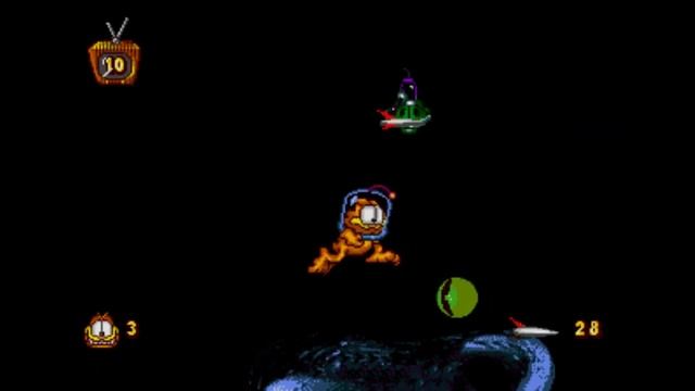 Garfield Caught in the Act PC: Alien Landscape (Garfield The Lost Levels) Gameplay смотреть онлайн