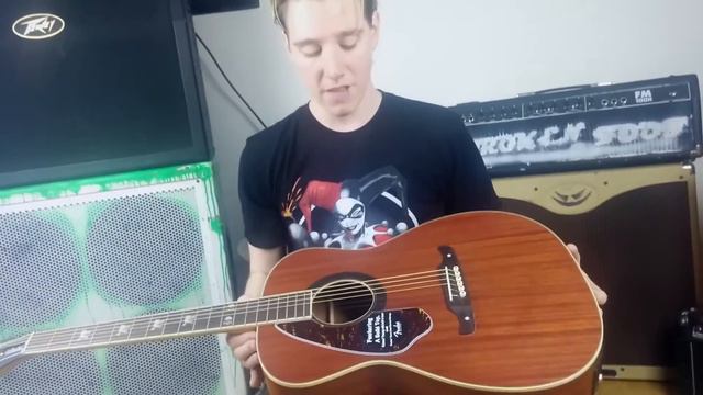Fender HellCat Acoustic Guitar Review - Left Handed - Tim Armstrong смотреть онлайн