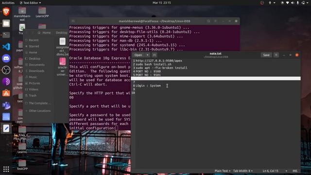 How to install Oracle Express Edition in Ubuntu смотреть онлайн