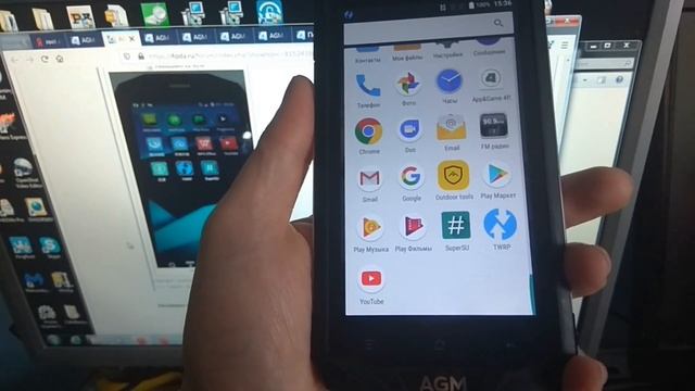 Китайский вирус в смартфоне AGM A8 (Vertex Impress Grip) Android.DownLoader.3737 удаление смотреть онлайн