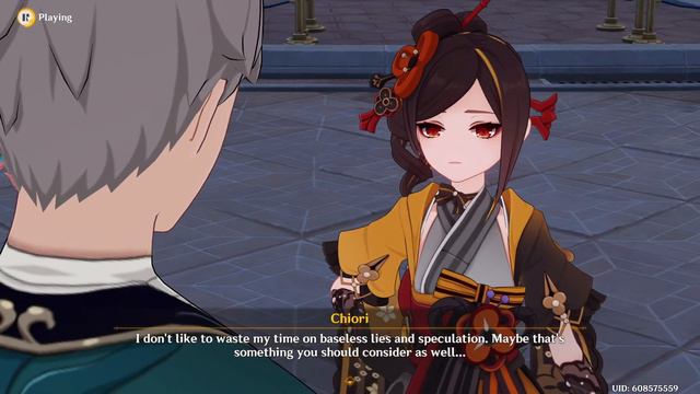 Chiori's Character Quest "When They Talk About Tonight" (Cisoria Chapter: Act 1) Full Playthrough смотреть онлайн