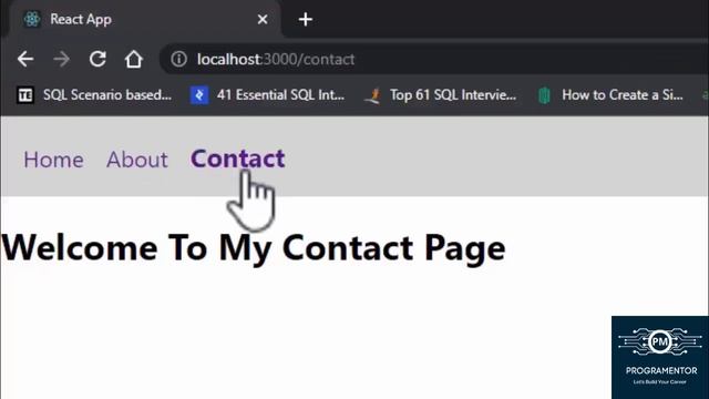 58 | Active Link Using React Router In React App | React NavLink | React JS Navigation (Hindi/Urdu) смотреть онлайн