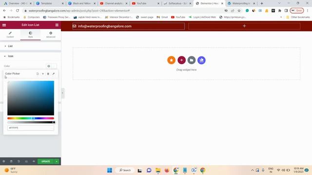 How to Design Header in WordPress Elementor Free? Website Design In Wordpress in Hindi. смотреть онлайн
