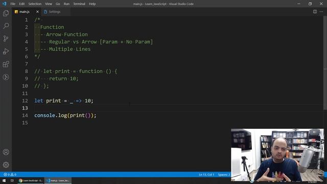 Learn JavaScript In Arabic 2021 - #066 - Arrow Function Syntax смотреть онлайн