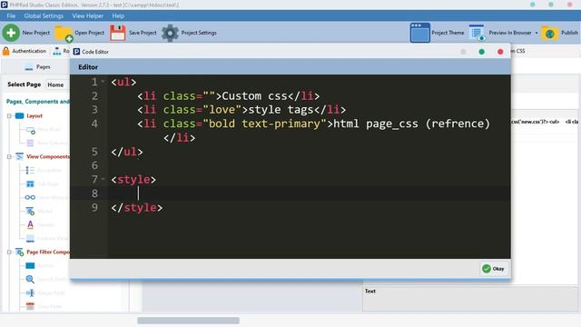 how to use PHPRad custom css смотреть онлайн
