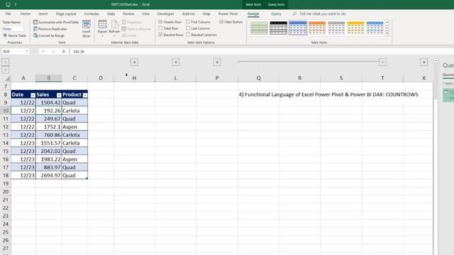Count Products Report: Excel? DAX? Power Query? Office 365? Excel Magic Trick 1533 смотреть онлайн