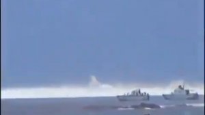 Редкие кадры цунами  Rare tsunami shots