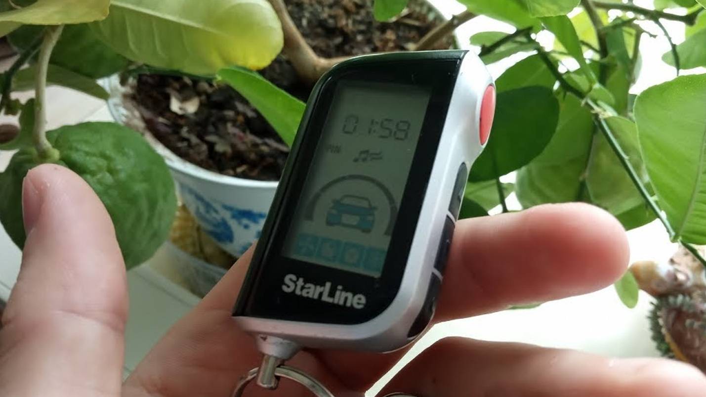 StarLine A93, установка часов брелоке сигнализации смотреть онлайн