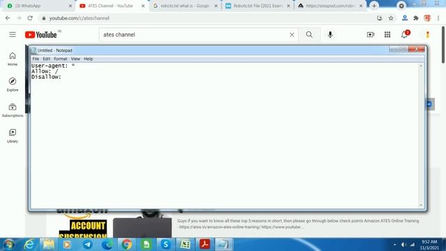 What is robots txt in hindi | How to create robots.txt file for website? смотреть онлайн