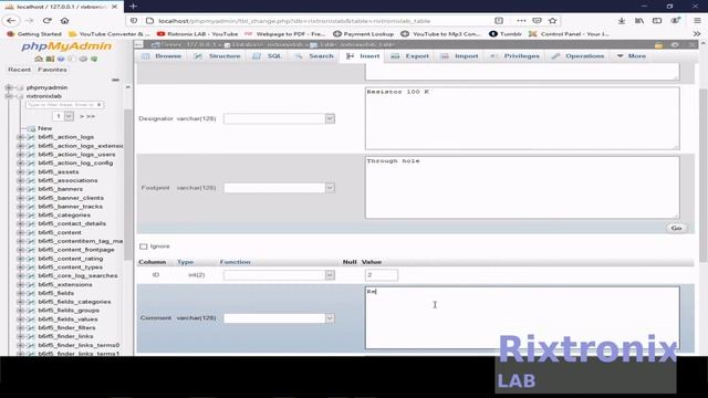 How to insert mysql phpmyadmin смотреть онлайн
