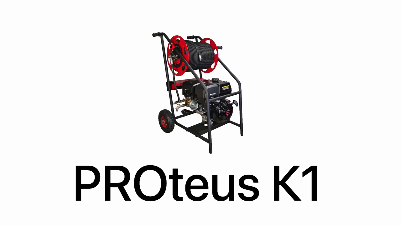 PROteus K1. Прочистная установка на компактной, цельнометаллической раме с виброгасящими опорами