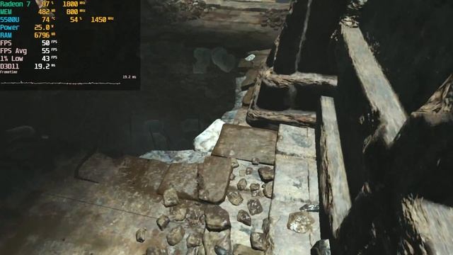 Rise of The Tomb Raider - AMD Ryzen 5 5500U Radeon 7 Graphics 8GB RAM 720P смотреть онлайн