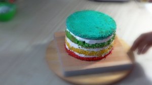 Радужный торт с йогуртным кремом - Я - ТОРТодел!