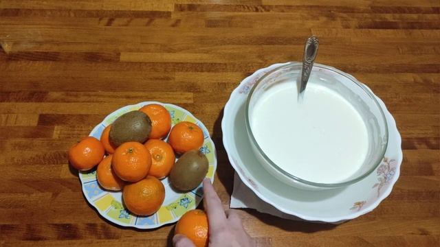 "Мандарины в снегу" - самый новогодний десерт! смотреть онлайн