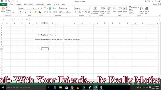 Convert Number To Words in Excel || Convert Numbers to Words in Rupees: No Macro No Coding смотреть онлайн