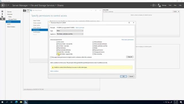 How to Configure & Enable Quota on Shared Folder Using File Server Manager in Windows Server 2022 смотреть онлайн