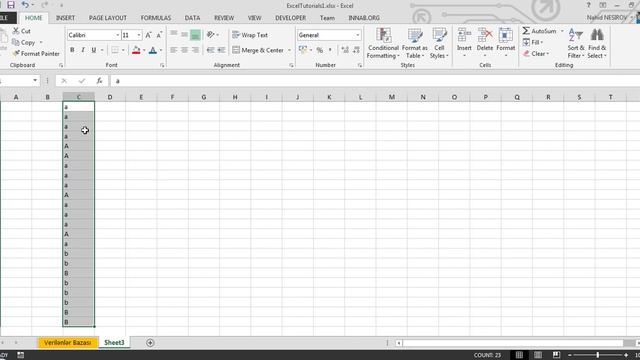 55 dərsə Excel: Dərs 12.1 - Fərdi sıralamanın (Custom Sort) digər xüsusiyyətləri смотреть онлайн