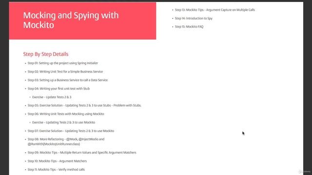 Master Java Unit Testing with Spring Boot & Mockito - learn Unit Testing смотреть онлайн