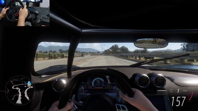Koenigsegg Agera - Forza Horizon 5 | Steering Wheel Gameplay смотреть онлайн