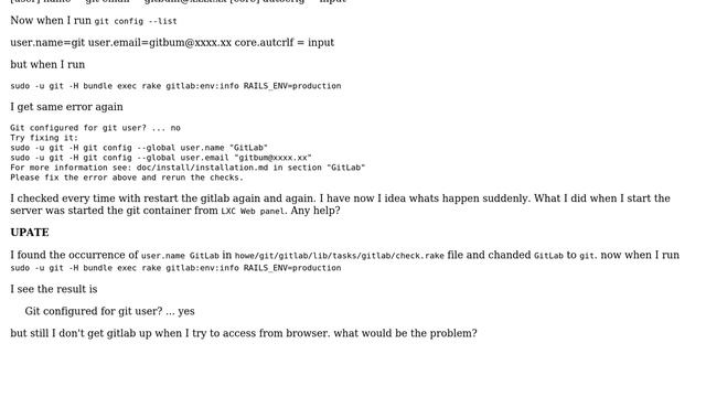 Error in Gitlab: git configured for git user ... no try fixing it (2 Solutions!!) смотреть онлайн