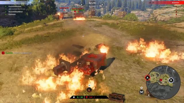 CBRA vs R4W. Clan battles in Crossout смотреть онлайн