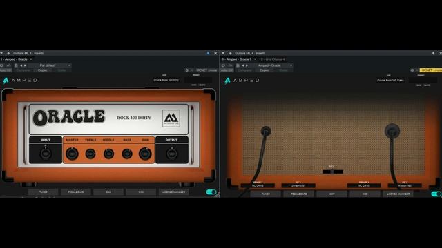 Orange Rockerverb Plugin Comparison : Amped Oracle VS Brainworx Rokergain смотреть онлайн