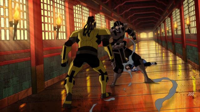 Sektor & Cyrax vs Sub Zero & Smoke | Mortal Kombat Legends: Battle of the Realms смотреть онлайн