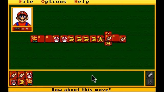 Mario's Game Gallery - Dominoes смотреть онлайн