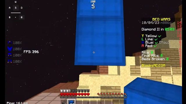 Minecraft bedwars // Lazy spark in live смотреть онлайн
