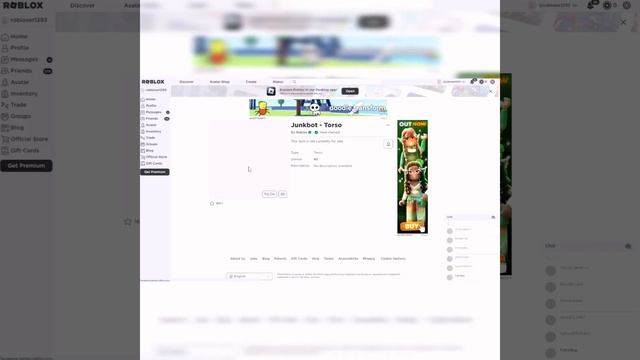 Roblox Headless for 50 Rubox #roblox #shorts смотреть онлайн