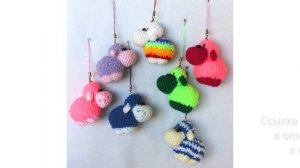 МК по вязанию амигуруми Овечки Брелочки крючком. Автор: Маруся Геращенко