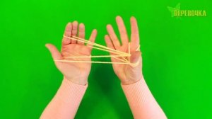 Кудряшка Сью - веревочный персонаж / Игра с веревкой на пальцах