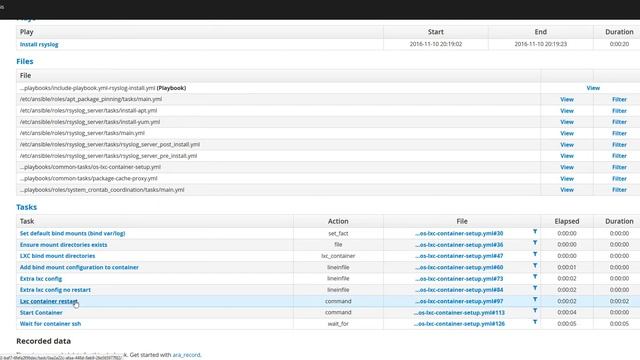 ARA - Ansible Run Analysis: 0.10 Preview смотреть онлайн