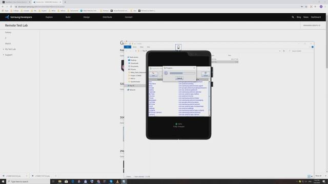 Samsung Remote Test Lab with Samsung Fold смотреть онлайн