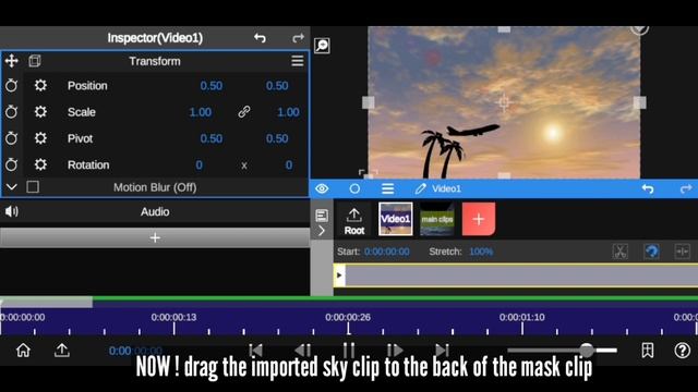 SKY REPLACEMENT in Node Video Editor Pro Cc | Easy Replace Sky in any Video | Node video tutorial. смотреть онлайн