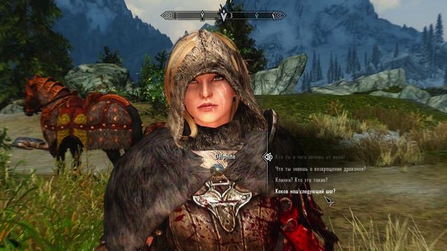 Скайрим с модами — прохождение (Дельфина) №7 смотреть онлайн