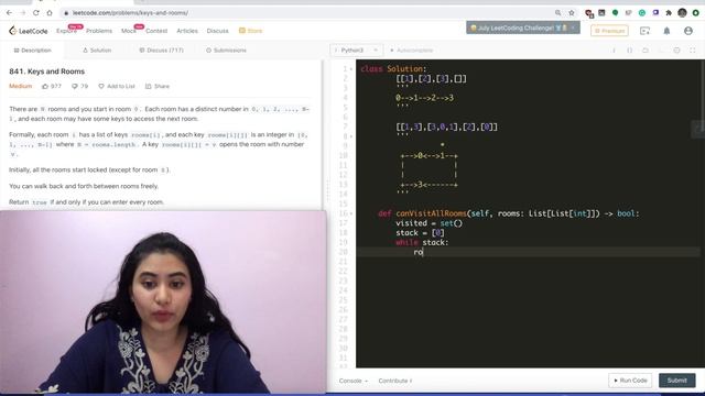 Keys and Rooms - LeetCode 841 Python смотреть онлайн