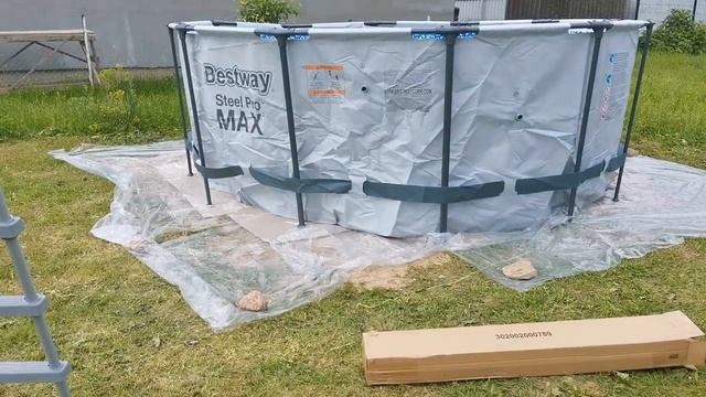 Каркасный бассейн 366х122 с песочным фильтр-насосом bestway 56420-1 смотреть онлайн