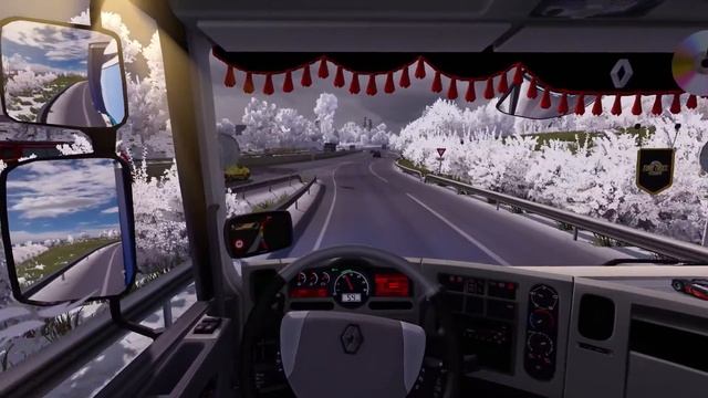 Euro Truck Sim 2 - #362 - Renault Premium Rework v3.5.1 [Complete Winter & ProMODS 2.15 - France] смотреть онлайн