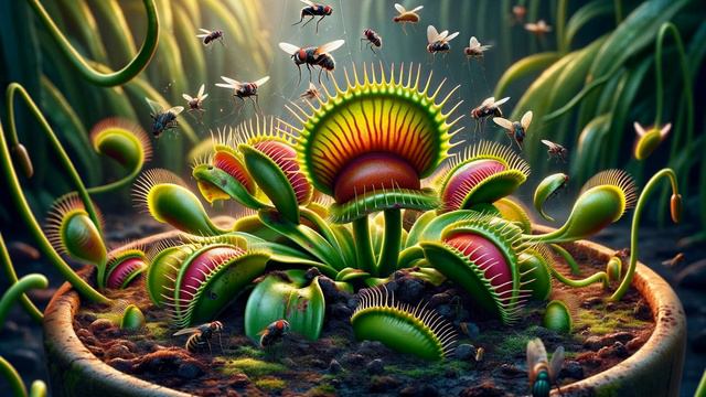 🍃🪰 From Seed to Snap: Exploring the Life Cycle of Venus Flytraps! 🌺🐜 смотреть онлайн