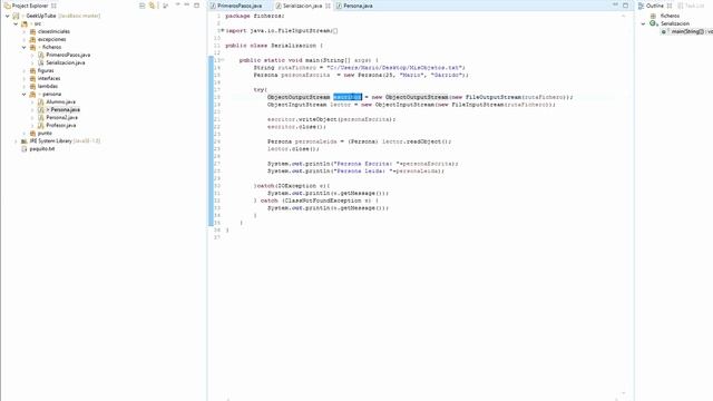 Tutorial java #39 - Serialización смотреть онлайн